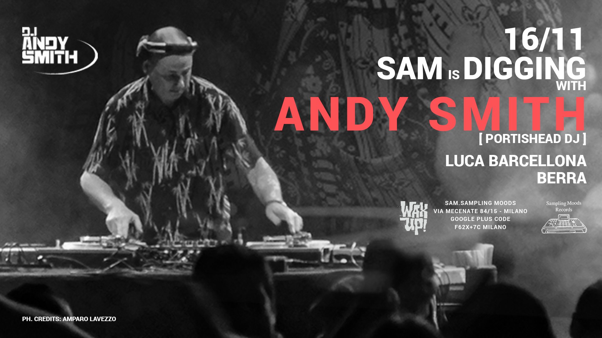 SAM is digging Andy Smith Luca Barcellona